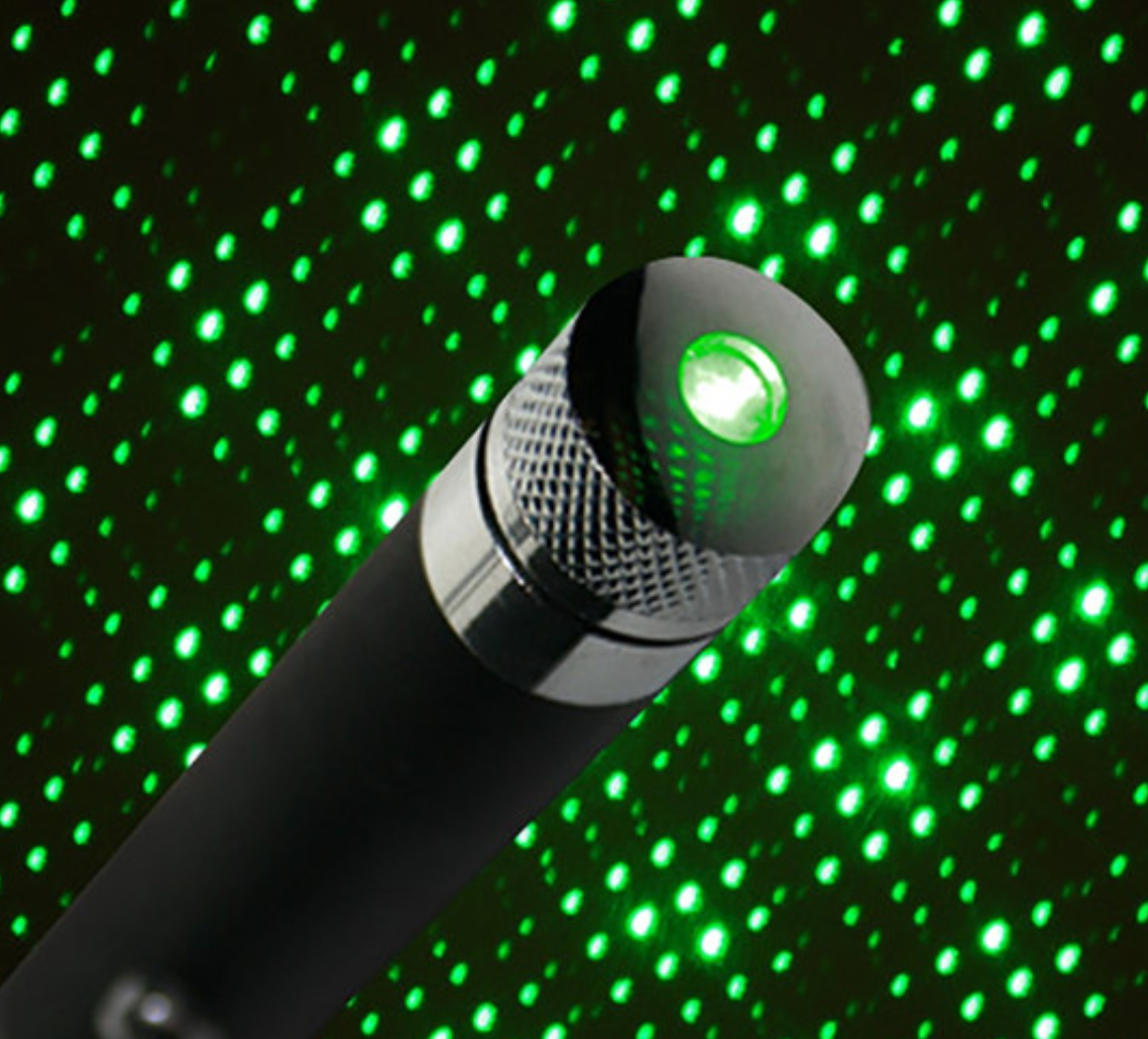 Laser Grid Scope ghost hunting tool projecting laser grid for detecting movement